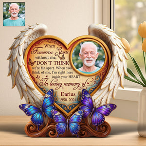 Miss The Angel In Heaven Acrylic Plaque - Custom Photo To Remember Loved One 01huqn220126-Homacus