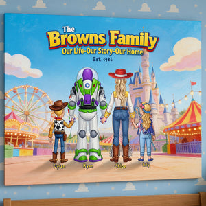Family Adventure Canvas - Personalized Gifts For Family 02HUDT200626