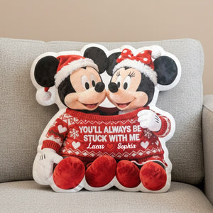 Couple In Cute Sweater Pillow, Personalized Gifts For Couple 03qhtn121125