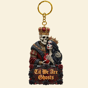 Skeleton Couple Keychain - Personalized Gifts For Couple 03huqn091225