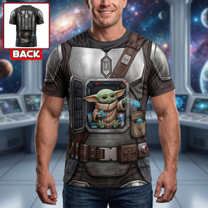 Lovely Interstellar Explorer Companion In Mech-Suit 3D Shirt - Personalized Gifts 04tyqn170726