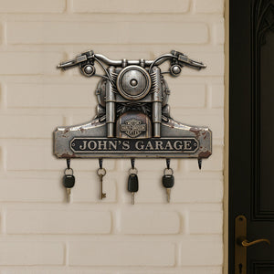 Motorcycles Garage Personalized Gifts For Motor Lovers Key Hanger 01natn070725