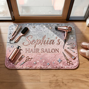 Hair Salon Doormat - Personalized Gifts For Hairstylist Doormat 05NAQN280226