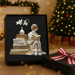 Book Girl Acrylic Ornament - Personalized Gifts For Book Lovers 01tgta101125