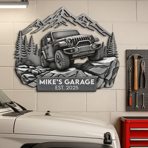 Garage Metal Sign - Personalized Gifts For Off-road Lovers 03qhpu040625