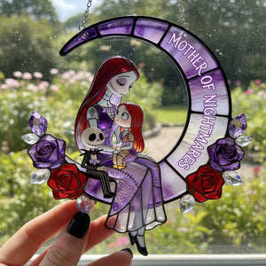 Spooky Lovely Mom Suncatcher - Personalized Gifts For Moms 03pgta060426