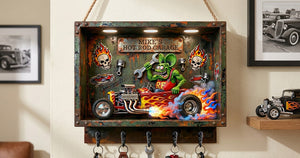 Hot Rod Acrylic Key Hanger - Personalized Gifts For Hot Rod Lovers 03tgmg260126