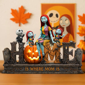 Mom and Kids Spooky Acrylic Plaque - Personalized Gifts For Mother's Day 03toqn250326