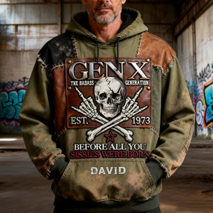 Badass Gen X 3D Hoodie - Personalized Gifts For Gen X 02nalu130226