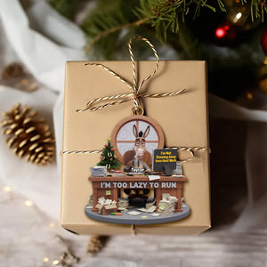 Work Hardship Christmas Ornament Personalized Gifts For Coworker 02PALU211125