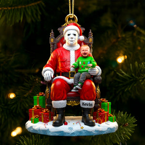 Horror Santa Custom Photo Ornament Christmas Gifts 01DTDT100925