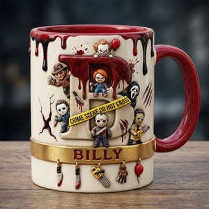 Slay Party Alphabet Initial Letter, Personalized Gifts For Horror Fans 02qhtn140126