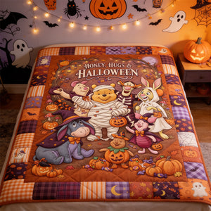 Honey, Hug & Halloween Blanket - Personalized Gifts For Halloween 04tytn100826