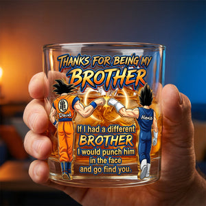 Ultimate Warriors Brothers Drinking Glass - Personalized Gifts For Brothers 03nadh060626