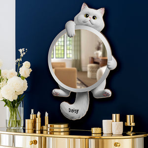 Cute Cat Mirror - Personalized Gifts For Cat Lovers 01ohqn260725
