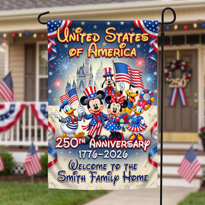 Family Pride Garden Flag - Personalized Gifts For Patriotic Family 01TYTN030626