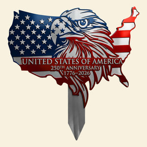 Eagle Of Proud Land Metal Sign - Personalized Gifts For Patriots 01qhdt260226