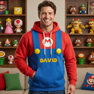 Retro Game Hero Hoodie - Personalized Gift For Gamers 03OHLU261225