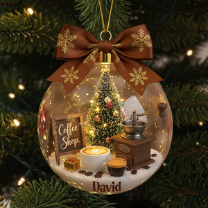 Vintage Coffee Ornament - Personalized Gifts For Coffee Lovers 01palu041125