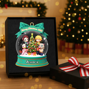 Personalized Gifts For Christmas, Darkness Hunter Custom Shape Acrylic Ornament 02pgta041025