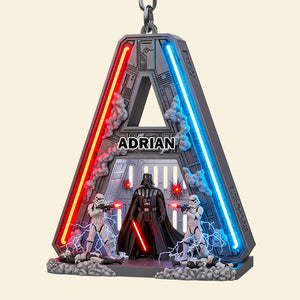 Galaxy Alphabet Keychain Personalized Gifts For Fans 01HYDT050925