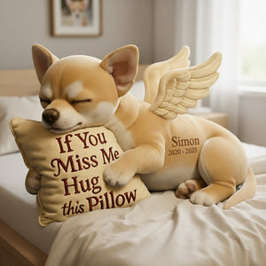 Dog Memorial Custom Shaped Pillow - Custom Photo Gifts For Dog Lover 04TGLU081125