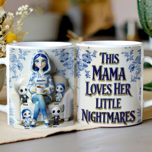 Gothic Mom & Little Kids Coffee Mug - Personalized Gifts For Moms 01PGQN170426
