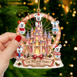 Magical Snowman Family Christmas Ornament - Personalized Gifts For Family 01naqn080926