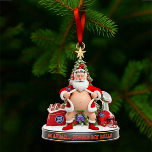 Game On Santa! Christmas Ornament Personalized Gifts For True Fans 03OHLU211025