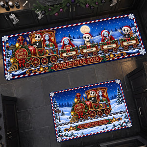 The Spooky Express Family Runner Rug - Personalized Gifts For Family 03TYTA220926