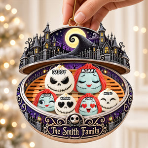 Spooky Dumpling Family Acrylic Ornament - Personalized Christmas Gifts For Family 02ohdt300926