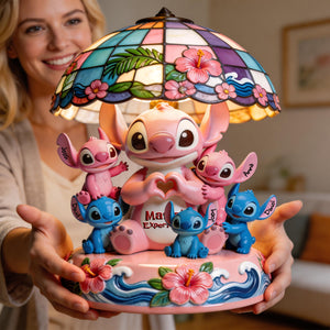 Mom With Kids Light Box – Personalized Gifts For Mom 05nalu110326