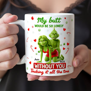 Naughty Couple White Coffee Mug - Personalized Gifts For Couples 04HULU181125