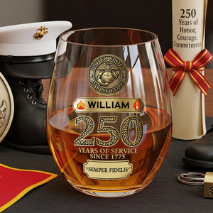 Military 250th Anniversary Glass Egg Cup Personalized Gifts For Veteran 01ohtn060825