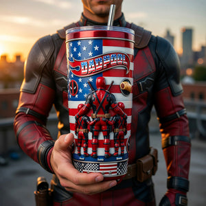 Funny Fighter Dad And Kids - Celebrating USA 250th Anniversary Tumbler - Personalized Gifts For Dads 03tyqn300426