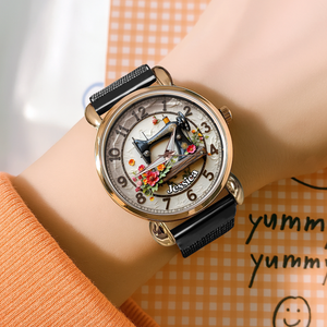 Sewing Machine Mesh Strap Watch - Personalized Gift For Sewing Lovers 03HULU250725