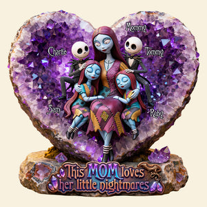 Scary Mom And Kids Acrylic Plaque - Personalized Gifts For Mom 01HUDT020426