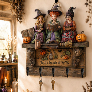 Sassy Triple Witch Key Hanger, Personalized Gifts For Witch Lovers 03qhdt250726