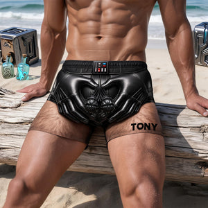Funny Space Warrior Men's Beach Short - Personalized Gift 04OHLU040726