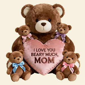 Love You Mom Custom Shaped Pillow - Personalized Gifts For Mom 03padt171225