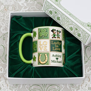 Lucky In Love Couple Coffee Mug - Personalized Patrick's Day Gifts For Couples 03PGTA060226