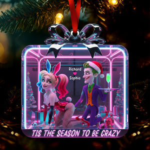 Naughty Couple Christmas Ornament - Personalized Gifts For Couple 02paqn091025
