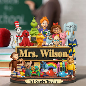 Children's Book Acrylic Plaque - Personalized Gifts For Teacher 04naqn200625