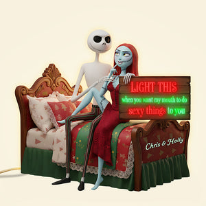 Funny Couple Acrylic Light Box, Personalized Gifts For Couple 04kita061125