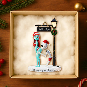 Naughty Lover Acrylic Ornament - Personalized Gift For Couples 05OHDT061125