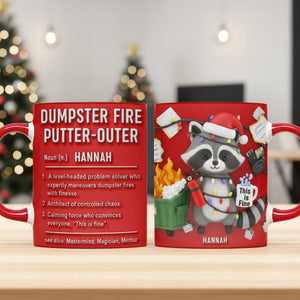 Funny Raccoon Office Coffee Mug – Personalized Gifts For Coworker 06naqn131125