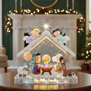 Cute Native Acrylic Light Box Personalized Gifts For Family 01patn131125