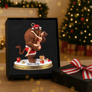 Christmas Romance Couple Ornament Personalized Gifts For Couple 02OHTA111025
