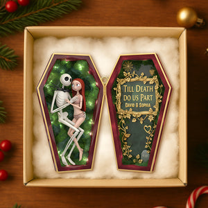Personalized Spooky Gifts For Couple Christmas Ornament 07ohtn151025