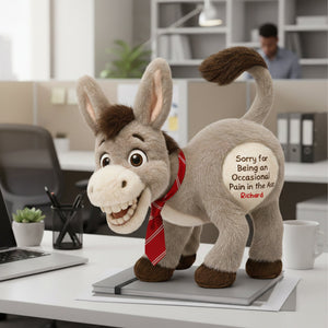 Funny Donkey Custom Shape Pillow - Personalized Gifts For Coworkers 07naqn171125
